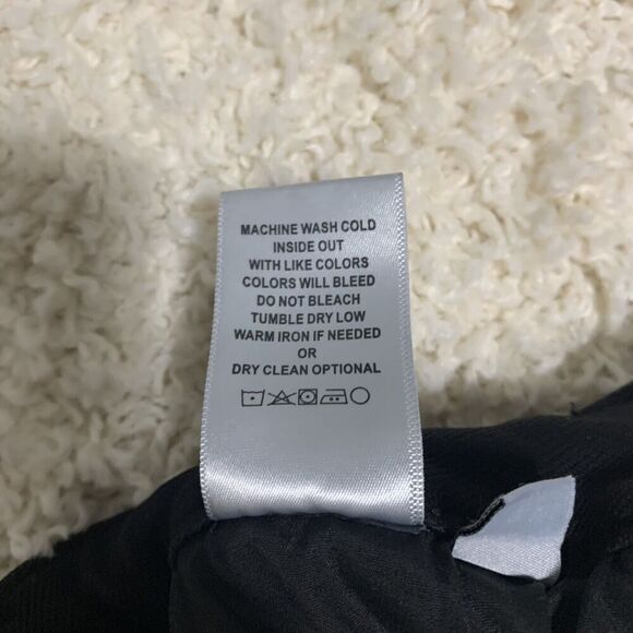 Vervet Black High Rise Jean‎ Shorts Womens Size Small Double Cuff Stretch - Picture 7 of 10